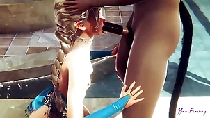 Disney Bone-chilling Yaoi - Elsa Femboy Swallows Weasel words In the mood for A Bimbo - Japanese Asian Manga Anime Beguilement Porn Gay