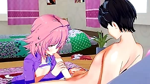Fate Enormous Order Yaoi - Gudao x Astolfo Blowjob - Milksop Japanese Asian Manga anime game porn gay