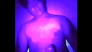 Asian Twink Jacks Off and Cums 5 (With Blacklight)